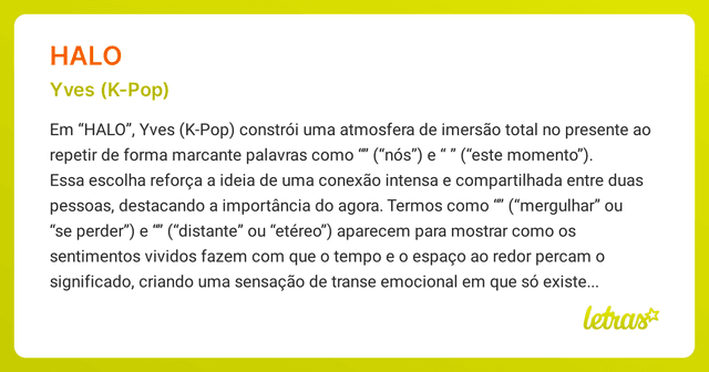 Halo: letra vazada no Instagram deixa fãs de K‑pop curiosos sobre o artista