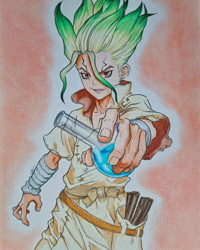 Dr. Stone tem fanart no Instagram e chama fãs a compartilhar #drstonefanart