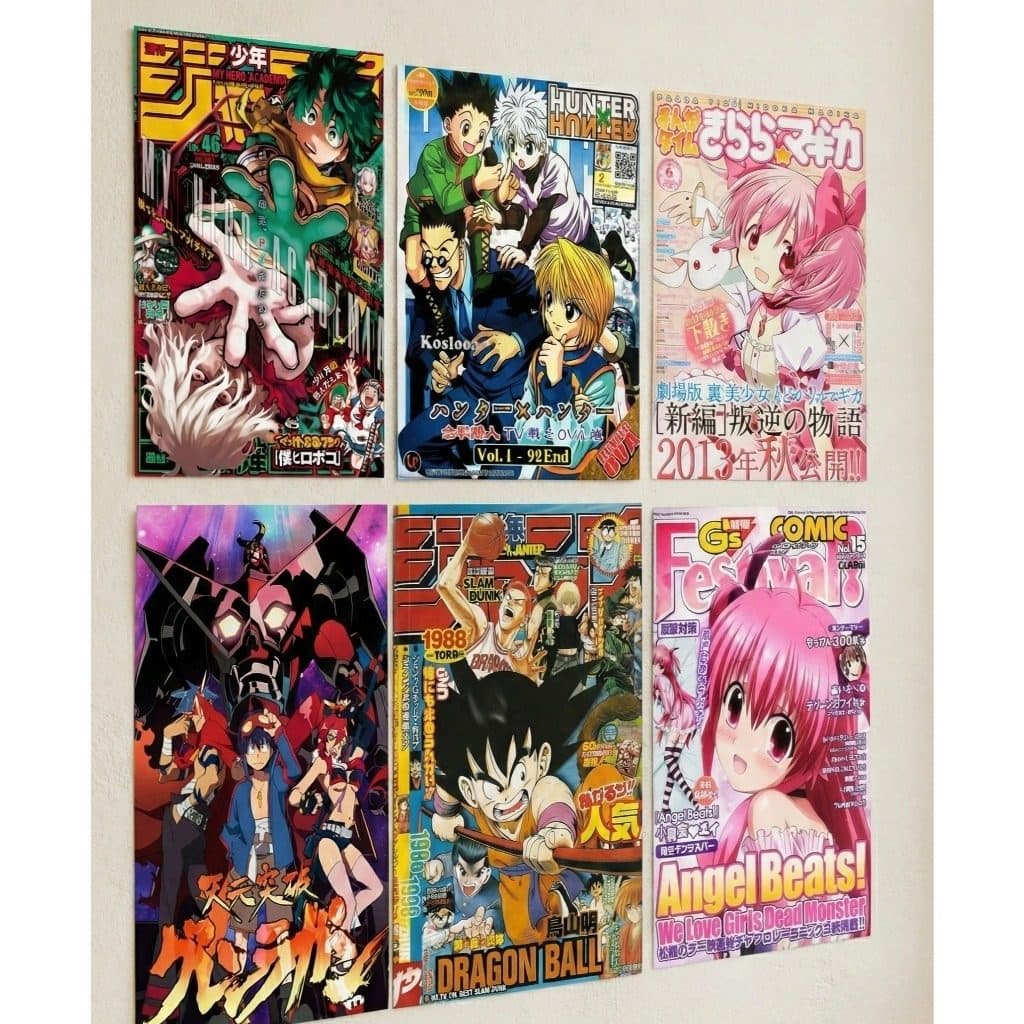 Pôsteres de anime personalizados custam 1,5 $ e são entregues em todo o território venezuelano