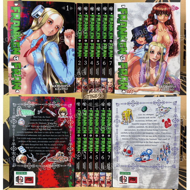 Franken Fran: mangá horror de 8 volumes que transforma milagres em pesadelos