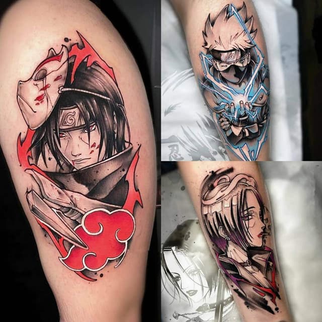 Lançam tatuagens temporárias de anime ultra realistas que duram 2 semanas