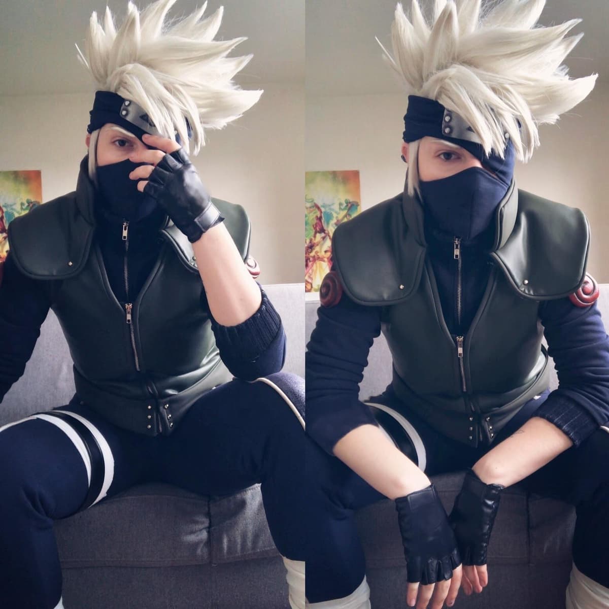 Kakashi Hatake: cosplay DIY em 2 horas com jaqueta de brechó por US$4