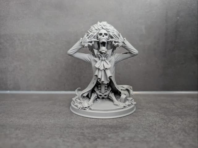 One Piece lança figura 3D do Brook com detalhes impressionantes
