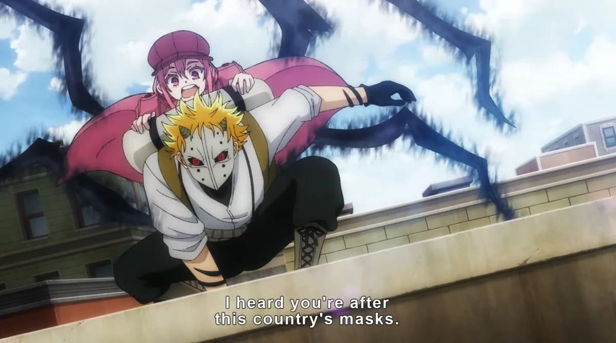 Shuiro no Kamen chega à TV em outubro e traz máscaras místicas e ação sombria
