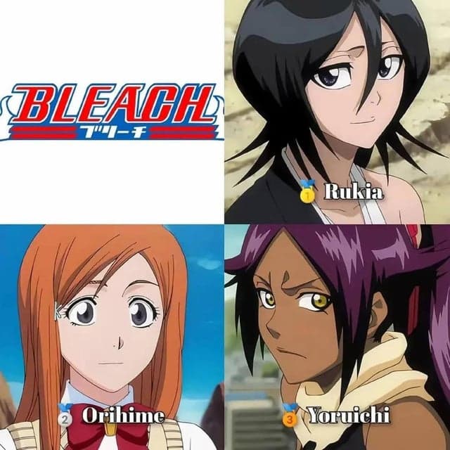 Yoruichi versus Rukia e Orihime: quem é a personagem mais icônica de Bleach?