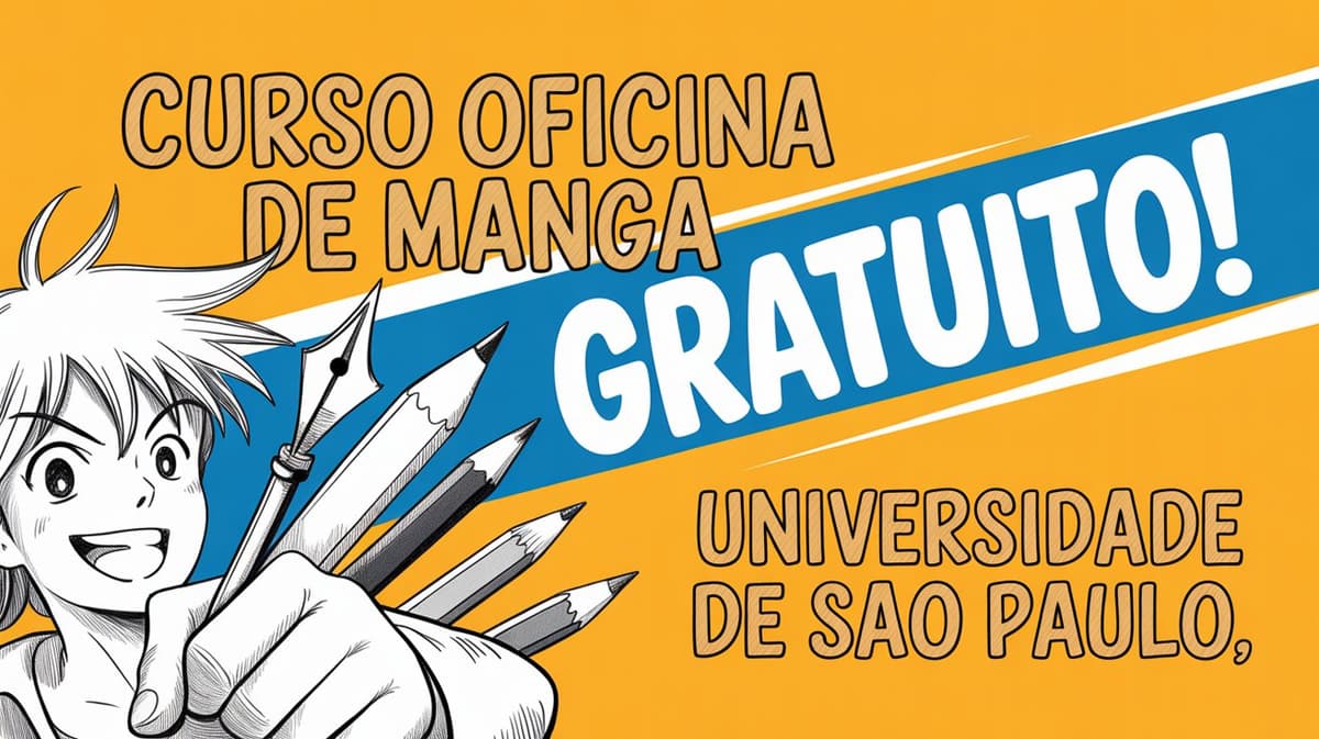 Metron Arte abre vagas gratuitas em oficinas de mangá, comics e cartoon para adolescentes