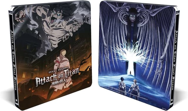 Attack on Titan ganha edição SteelBook 4K e Blu‑ray, estreia em 26 de janeiro