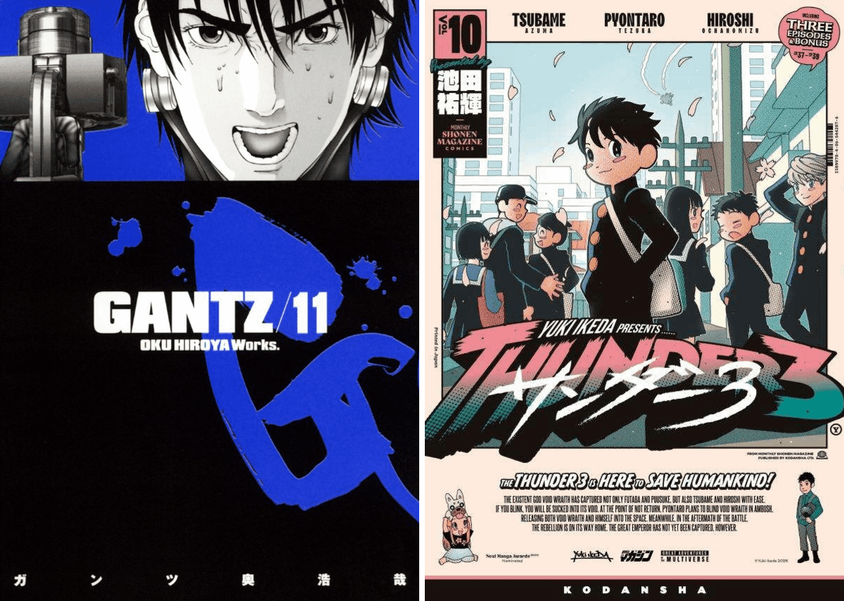 Hiroya Oku, criador de Gantz, confirma ser Yuki Ikeda e está por trás de Thunder 3