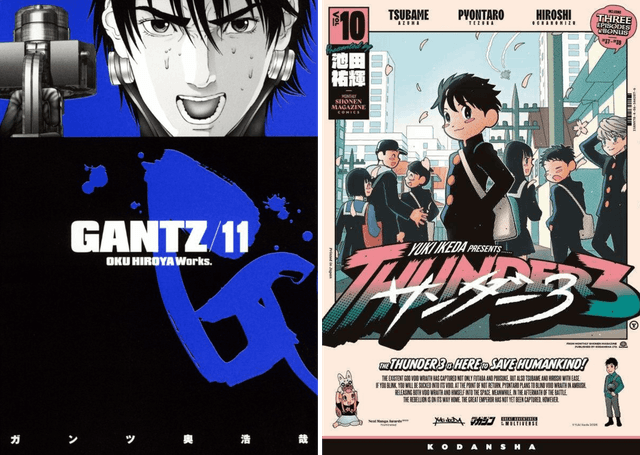 Hiroya Oku, criador de Gantz, confirma ser Yuki Ikeda e está por trás de Thunder 3
