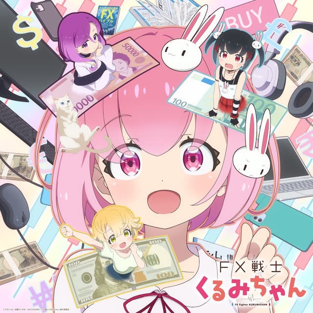 FX Fighter Kurumi-chan estreia na Crunchyroll com alerta sobre os riscos do Forex