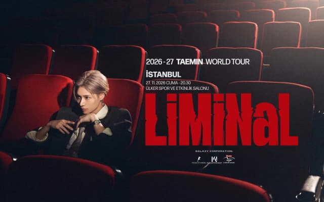 Taemin confirma concerto em Istambul no Ülker Sports Arena em 27 de novembro de 2026