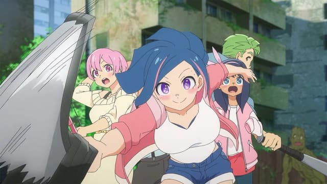 Anime #I'm Looking For a Zombie: Sakura usa lança-chamas e é proibida de armas