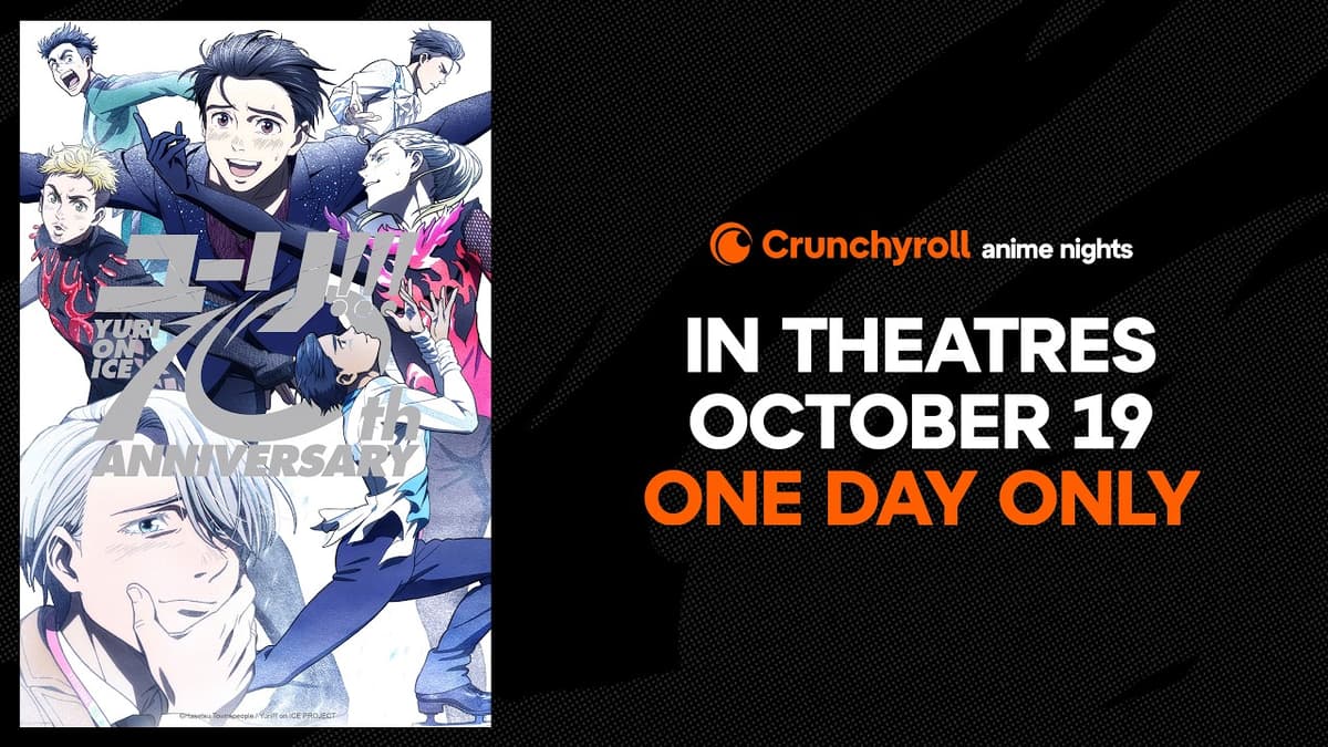 Yuri on Ice chega ao cinema nos EUA e Canadá em 19 de outubro para comemorar 10 anos