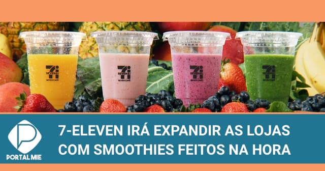 7-Eleven Japão lança smoothie de toronja rosa rico em vitamina C