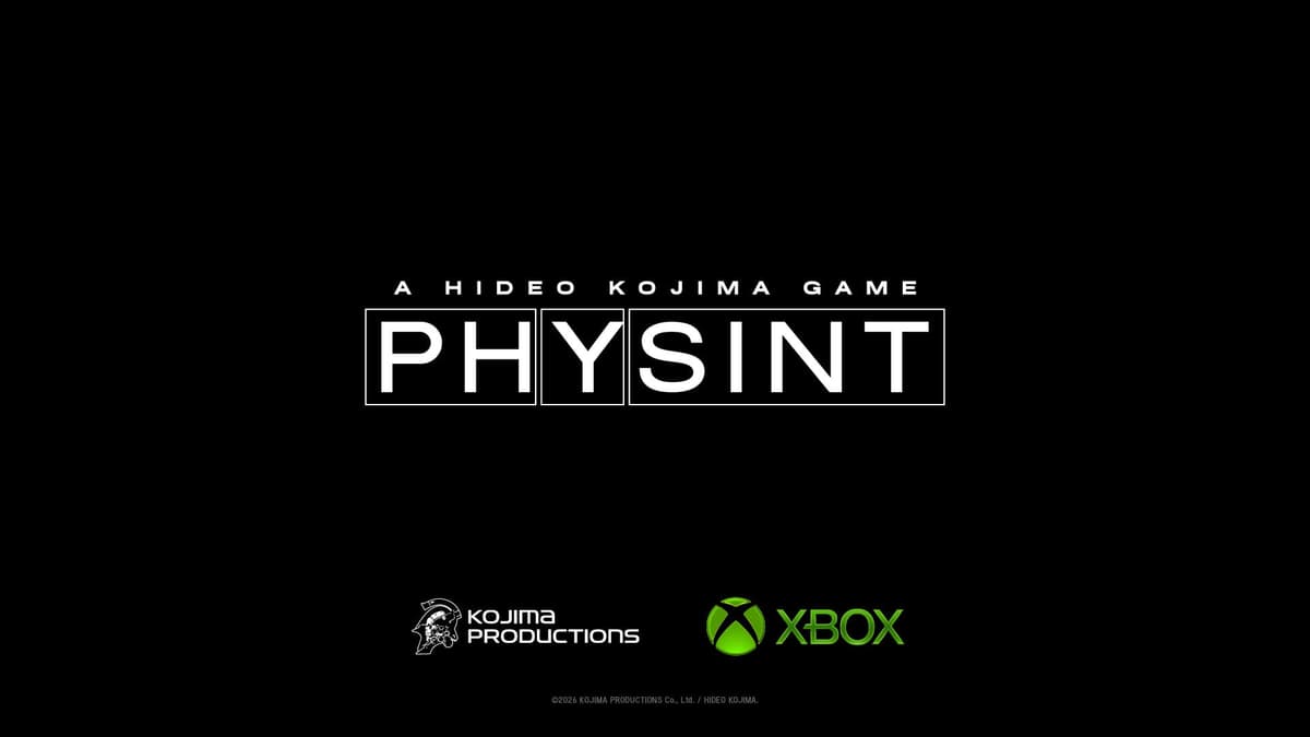 Xbox assume publicação de PHYSINT de Hideo Kojima após fim da parceria com PlayStation
