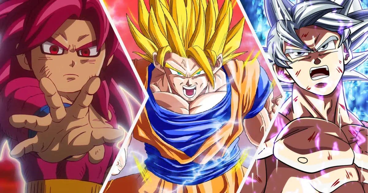 Goku vira Super Saiyajin e lidera as transformações mais épicas do anime, cinema e games