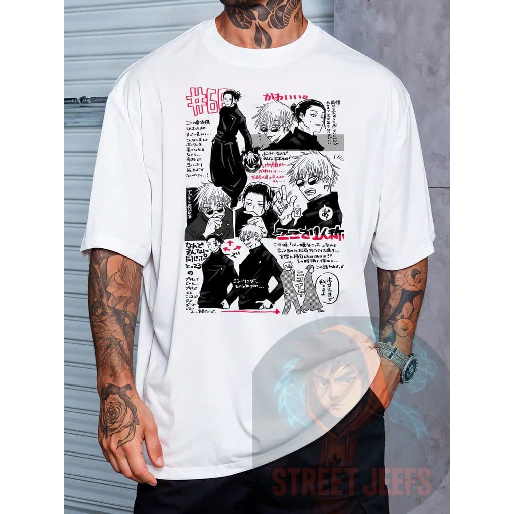 Jujutsu Kaisen lança camiseta 100 % algodão e já é enviada para todo o Chile