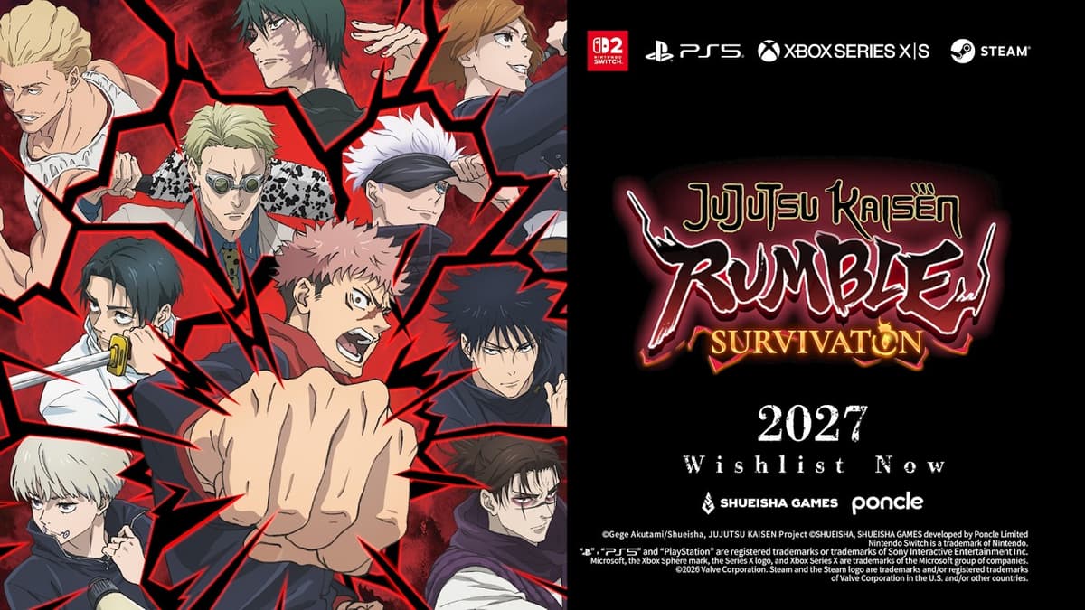 Jujutsu Kaisen Rumble: Survival tem estreia adiada para 2027 e lança novo trailer
