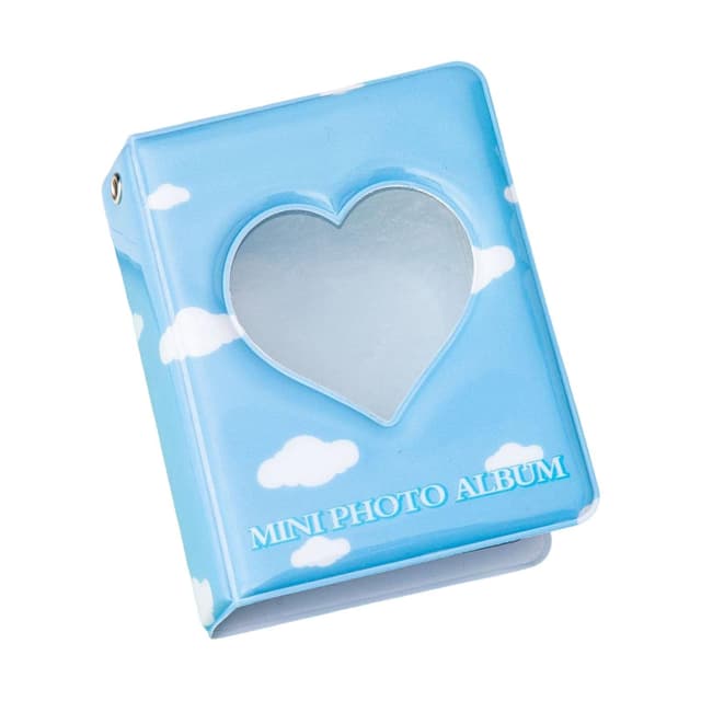 Novo photocard holder de página de caderno abre pré‑pedido com adesivos 3D e argola para chaveiro