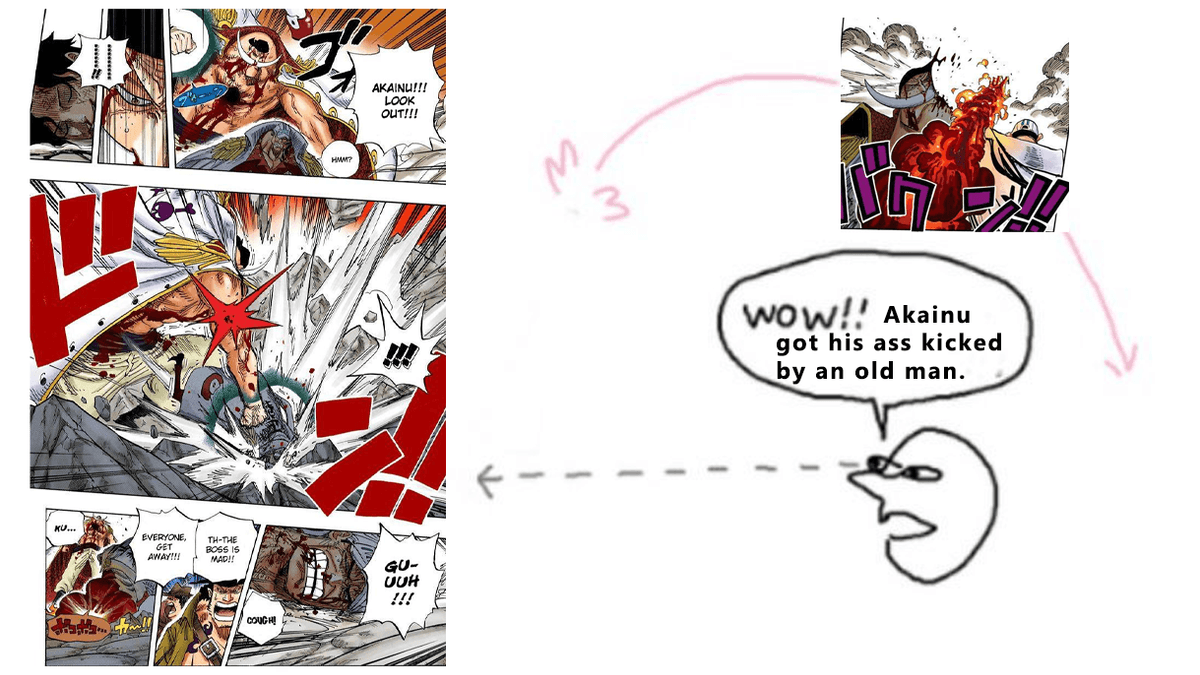 One Piece: Whitebeard derrota Akainu mesmo após ataque cardíaco e ferimentos graves