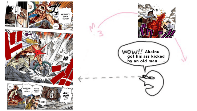One Piece: Whitebeard derrota Akainu mesmo após ataque cardíaco e ferimentos graves