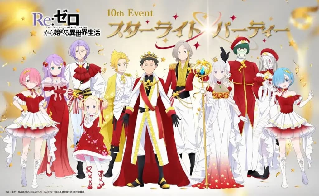Re:Zero Emilia Birthday Event 2026 traz nova arte e história extra de Tappei Nagatsuki