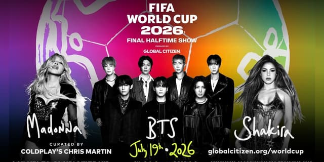 BTS confirma primeiro show no intervalo da final da Copa do Mundo e promete alcançar bilhões de espectadores