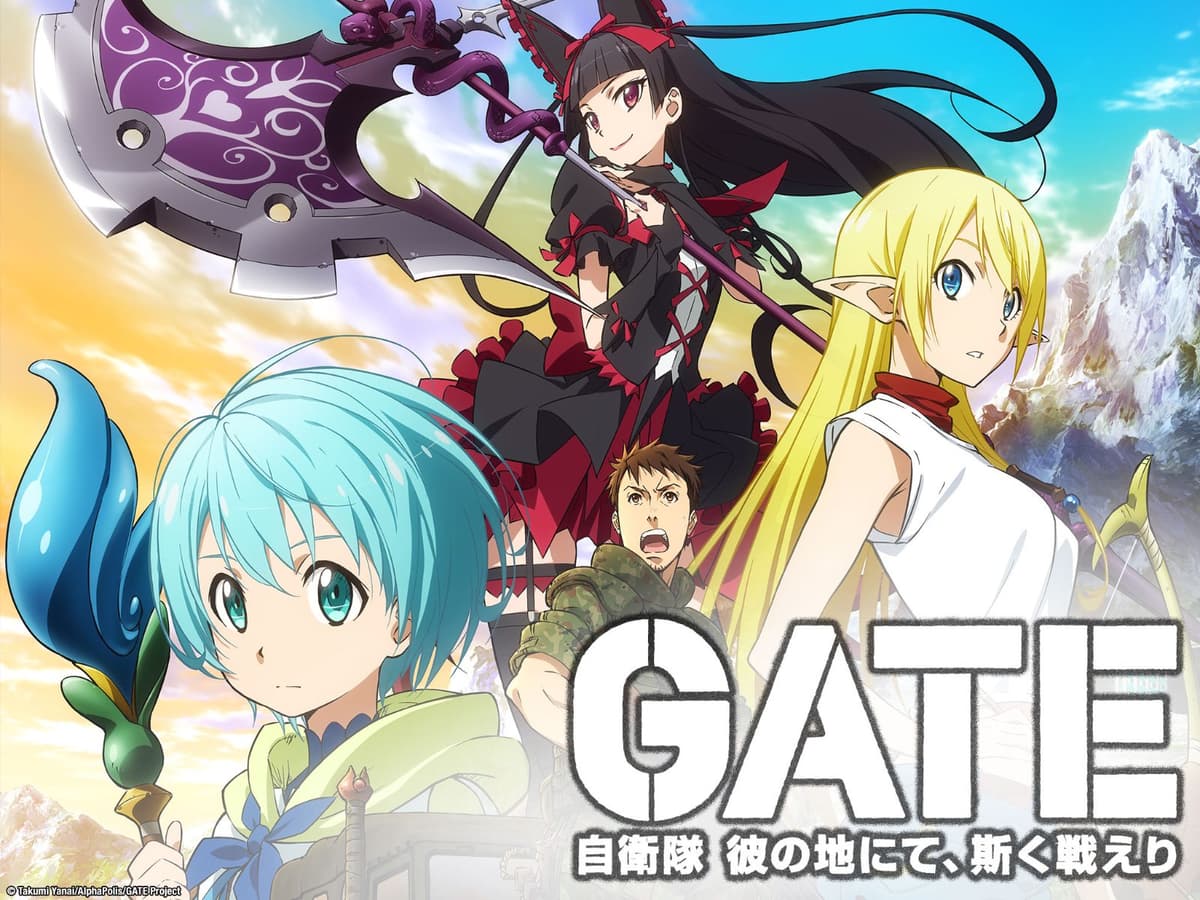 Gate anime de 2015 ainda agita fãs de isekai e fantasia militar em 2026