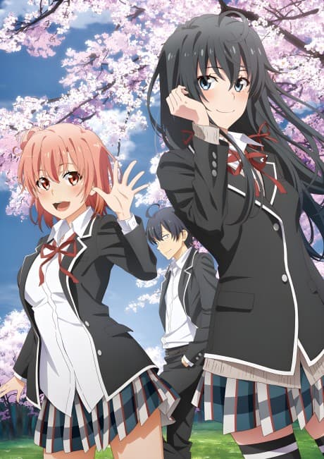 Capa de Yahari Ore no Seishun Love Come wa Machigatteiru. Kan: Dakara, Shishunki wa Owarazu ni, Seishun wa Tsuzuiteiku.