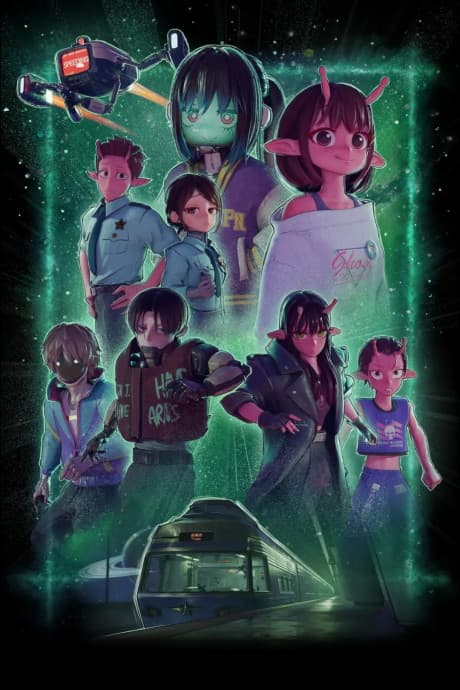Capa de Milky☆Subway: The Galactic Limited Express – the Movie