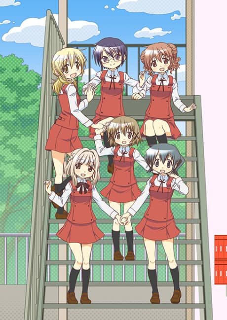 Capa de Hidamari Sketch x Honeycomb