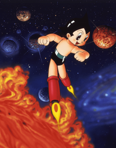 Capa de Astro Boy (1980)