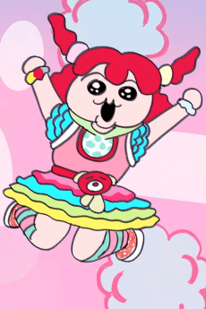 Capa de Cotton Candy Ei-Ei-Oh!