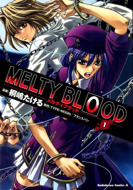 Capa de Melty Blood