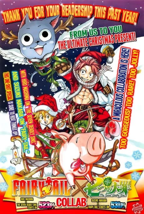 Capa de Fairy Tail x The 7 Deadly Sins Christmas Special