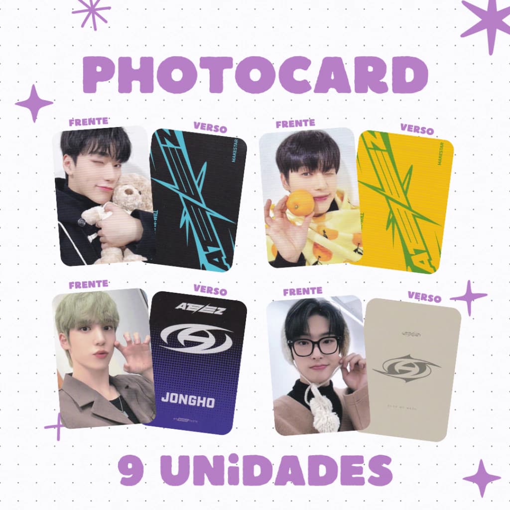 Ateez disponibiliza photocards baratos com entrega em Morelos, México