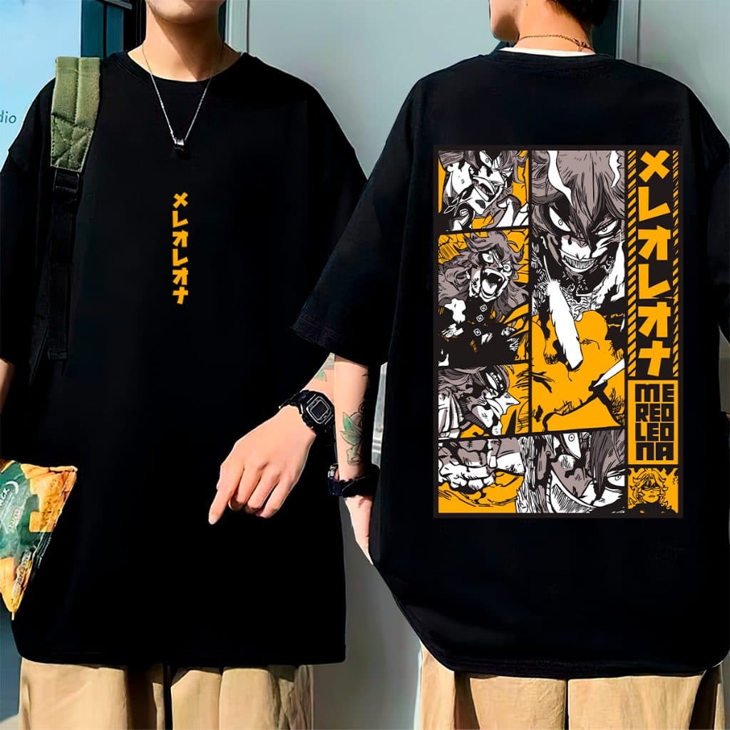 Black Clover lança nova camiseta oversized do Rei Mago Julius Novachrono