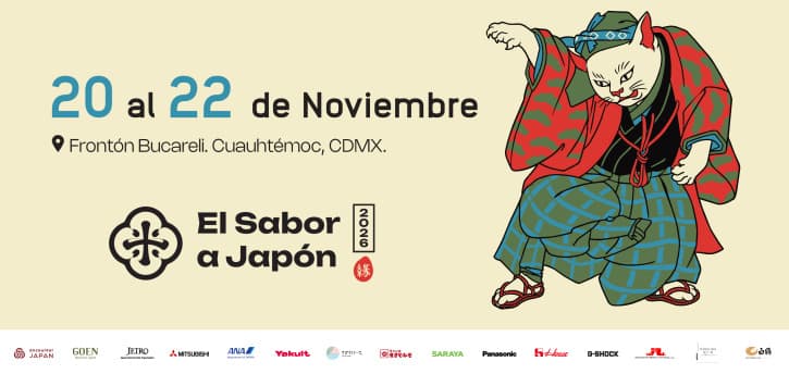 El Sabor a Japón chega ao Frontón Bucareli (CDMX) de 20 a 22 de novembro; ingressos já à venda