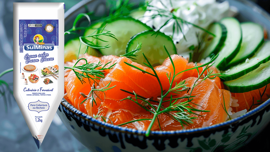 Poke de Salmão com arroz de sushi, cream cheese e crocância chega ao cardápio de São Paulo