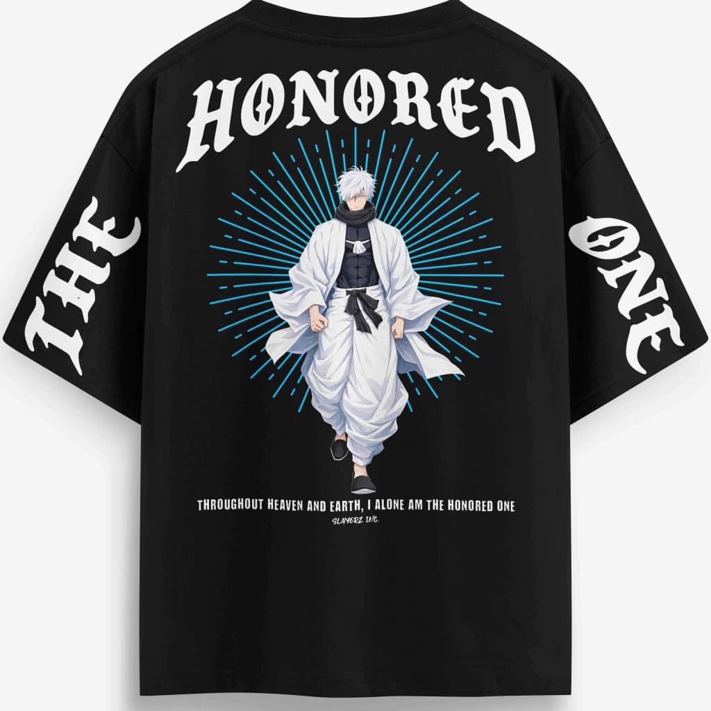 Camisa oversized de Satoru Gojo chega ao Brasil