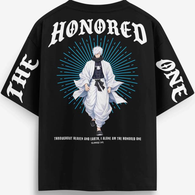 Camisa oversized de Satoru Gojo chega ao Brasil