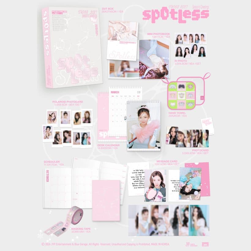 IZNA abre pré-venda do 2027 Season's Greetings na Monkish Kpop Store