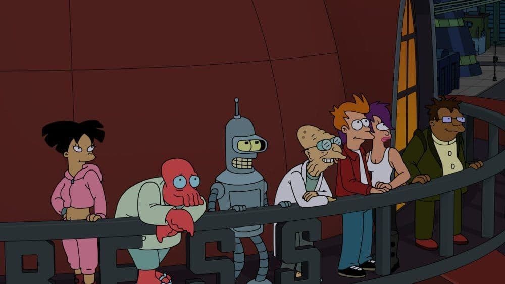 Futurama surpreende com cena pós‑créditos após temporada 14 e anuncia três novos especiais no Hulu