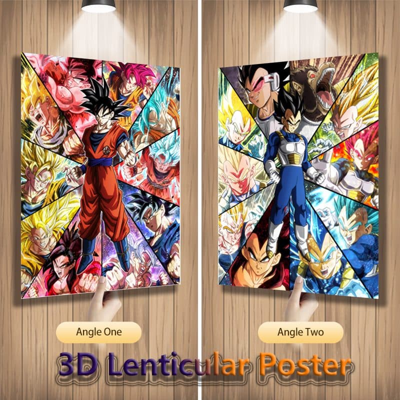 Dragon Ball apresenta nova peça 3D lenticular: escolha entre três versões
