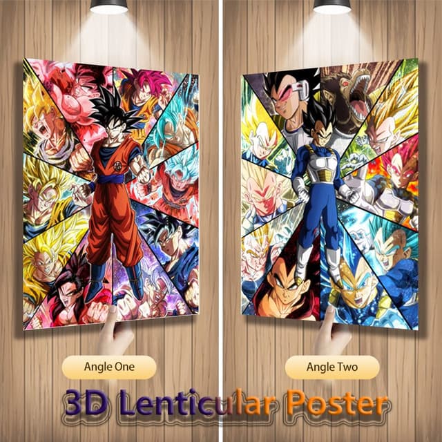 Dragon Ball apresenta nova peça 3D lenticular: escolha entre três versões