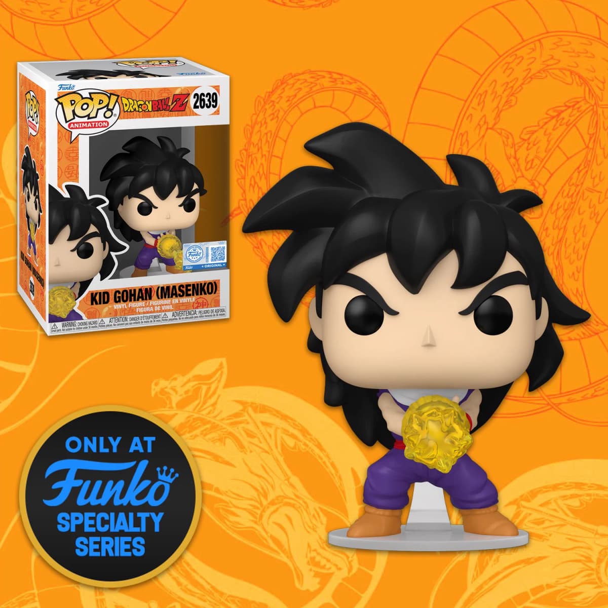 Dragon Ball Z ganha Funko Pop Kid Gohan (Masenko) e reservas já estão abertas na Pinkork