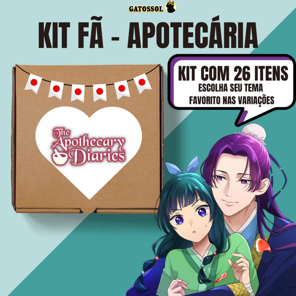 Diários de uma Apotecária tem novo tesouro: Kit Super Fã Premium da Gandra com 58 itens colecionáveis