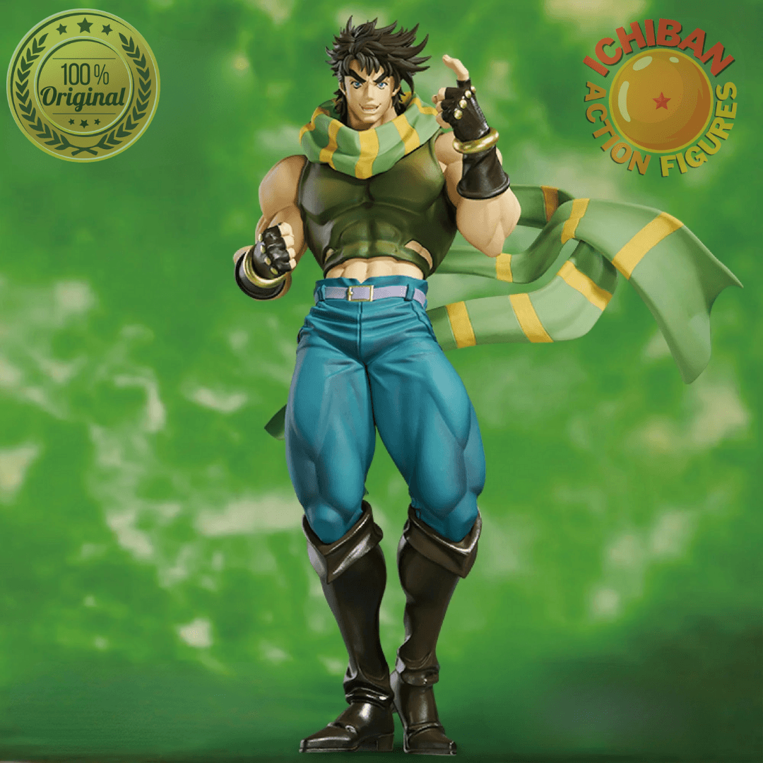 JoJo's Bizarre Adventure revela figura de Joseph Joestar da Ichiban Kuji B Prize em unboxing exclusivo