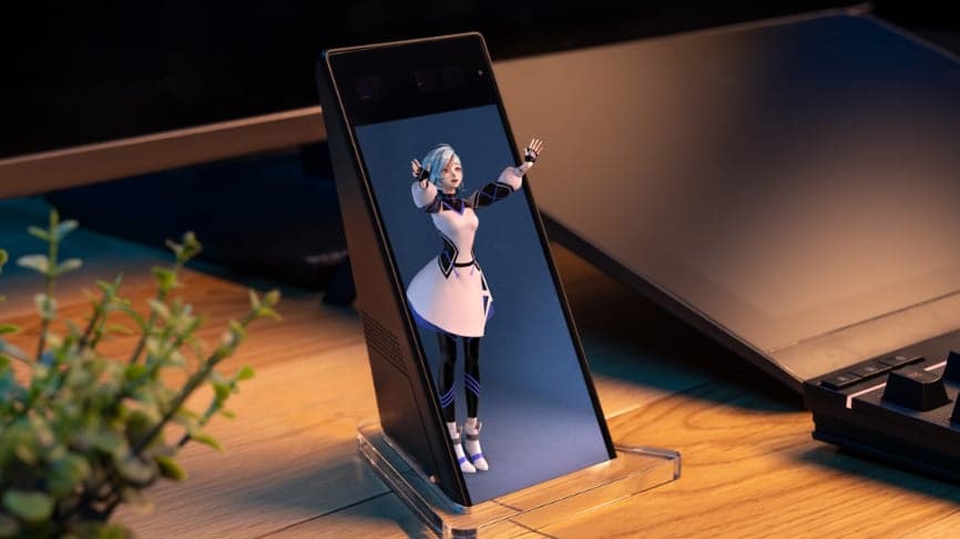 Sony apresenta ELF-MN1: display 3D portátil de 6 polegadas para avatares de anime, chega em 11/12