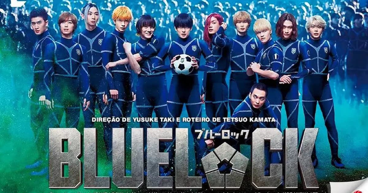 Blue Lock live-action chega aos cinemas do Brasil em 13 de agosto
